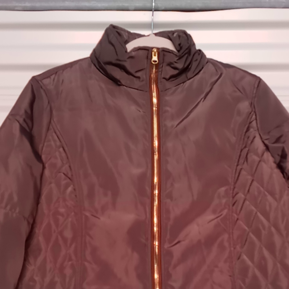 Women's miss London puffer coat size large - Picture 4 of 12